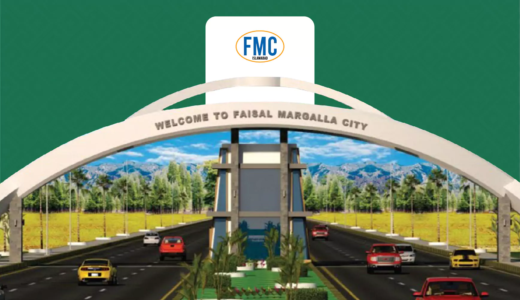 Map of Faisal Margalla City