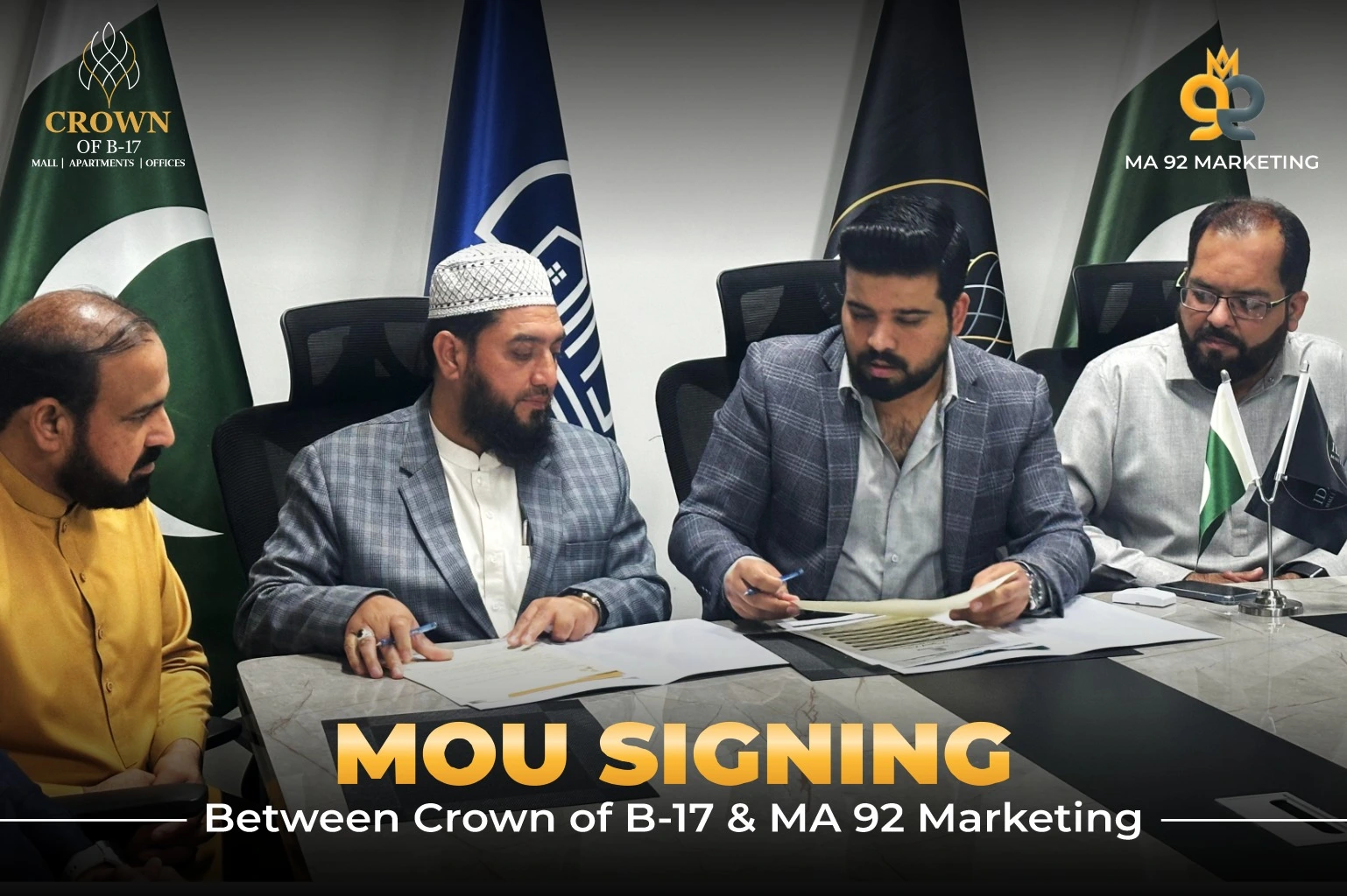 MOU Signed Between MA 92 Marketing and Ideas Tower
