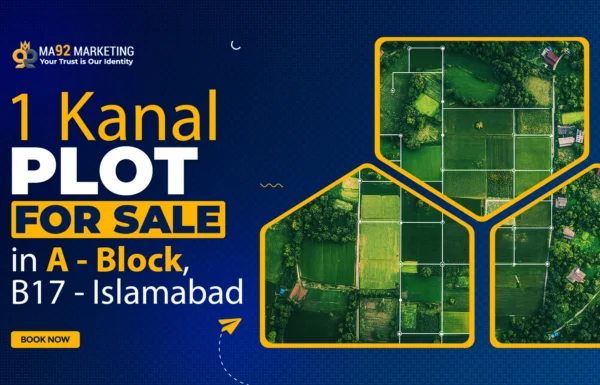 1 Kanal plot for sale in Block-A B17