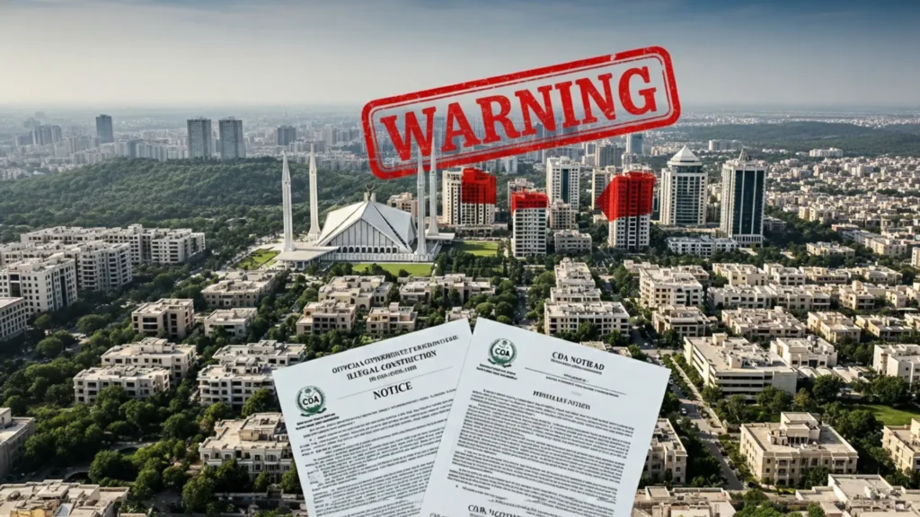 Illegal Buildings in Islamabad: 439 Flagged, 152 Already Sealed by CDA