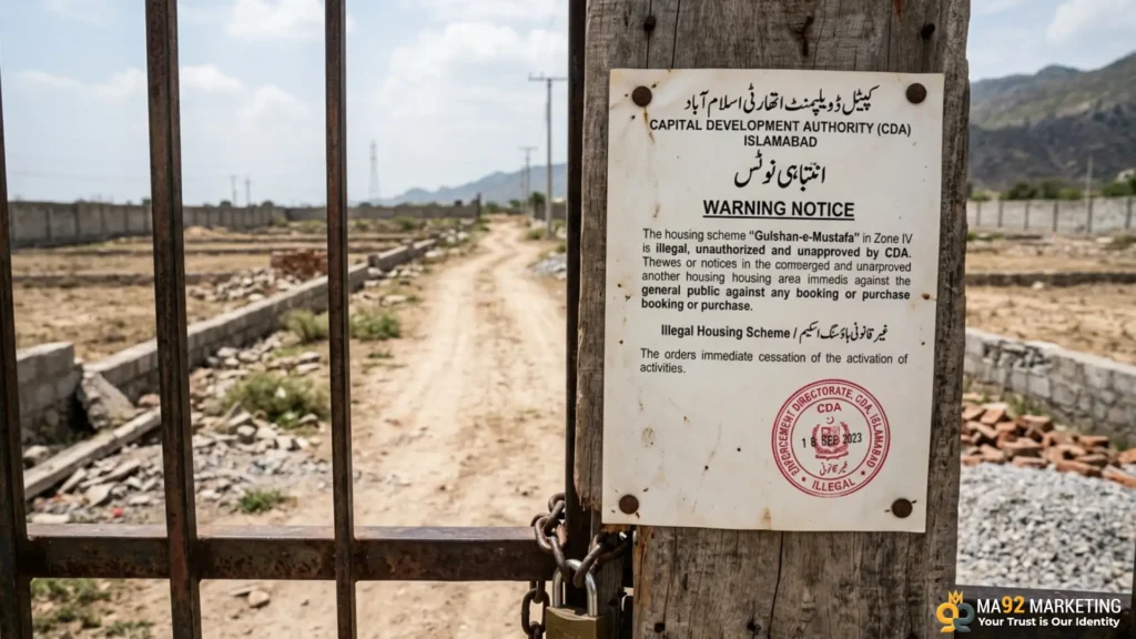 Illegal Housing Societies Islamabad 2026