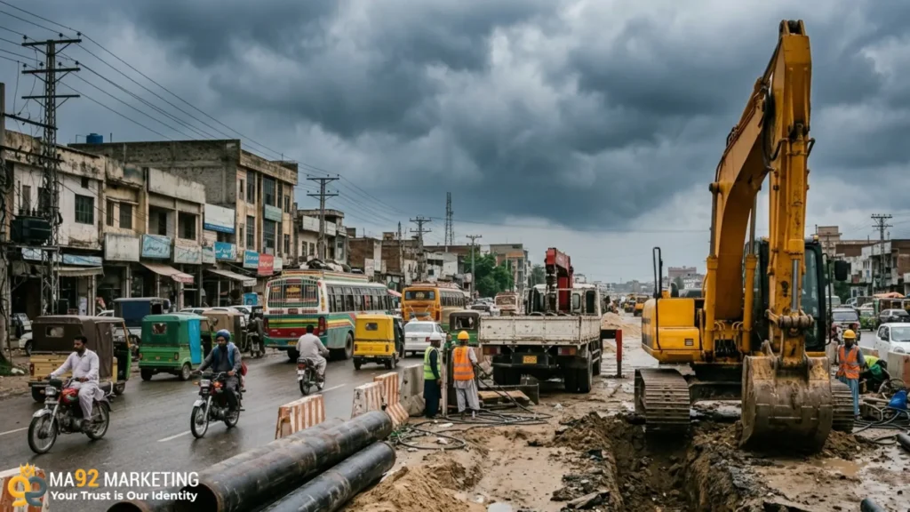 Peshawar Road Rawalpindi Underpasses: Work Yet to Begin as Monsoon Nears